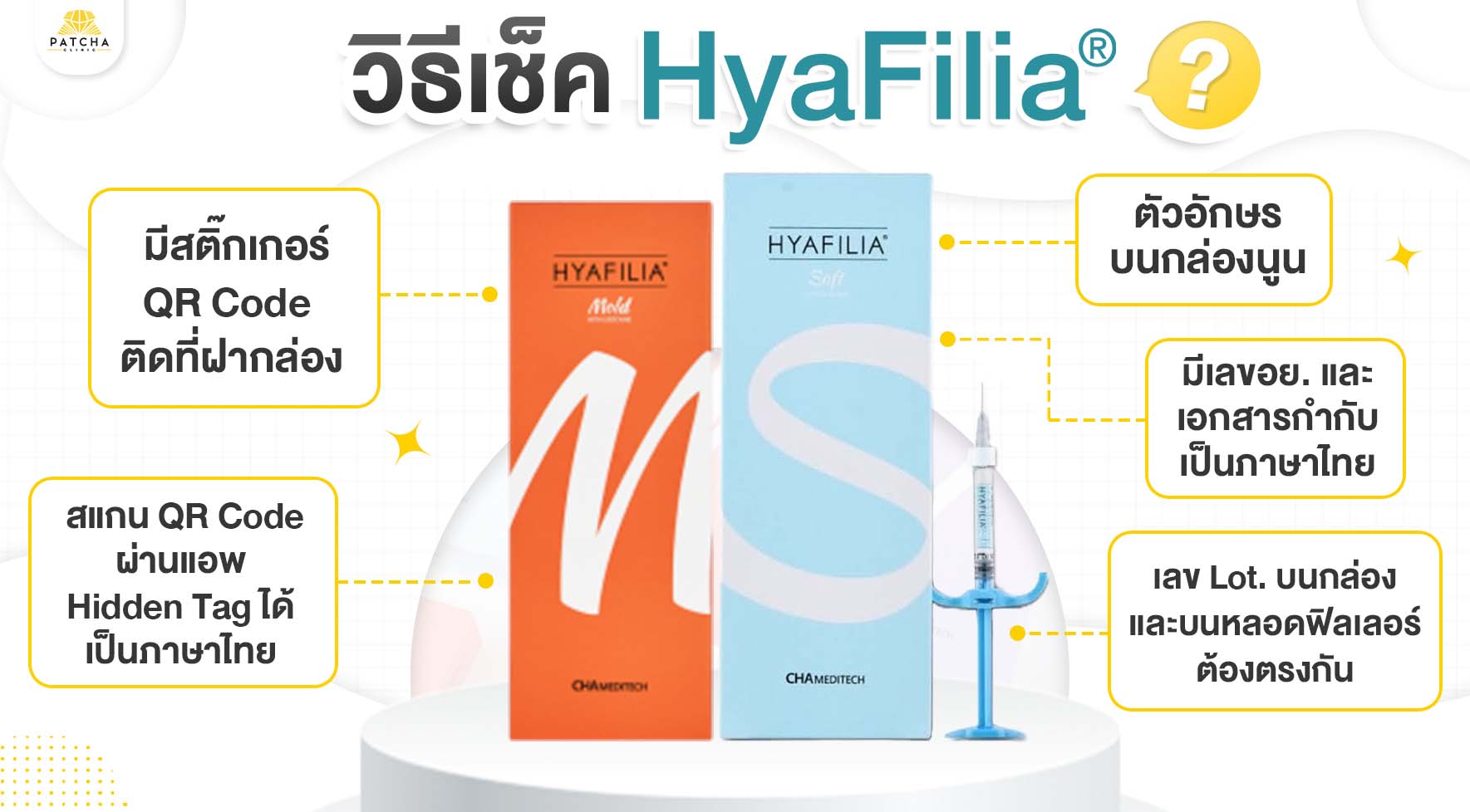 วิธีเช็คฟิลเลอร์ Hyafilia